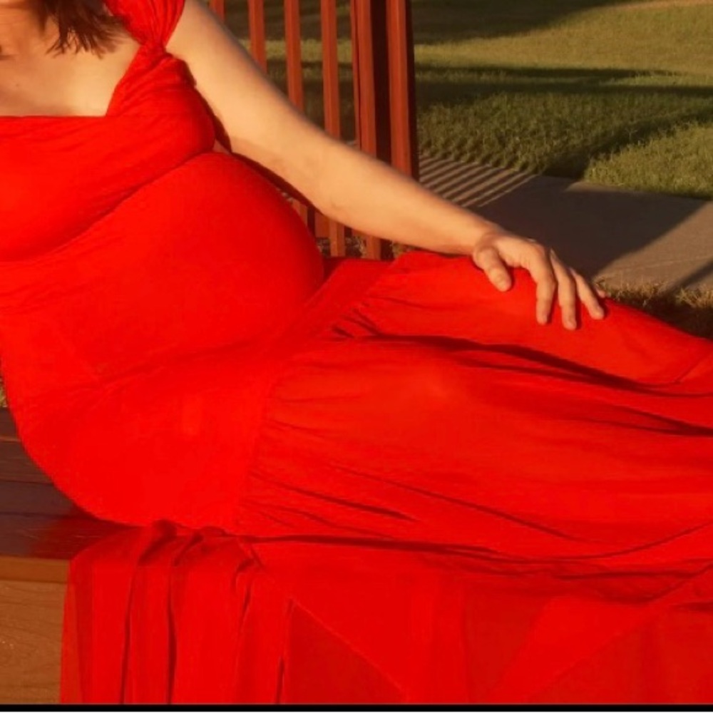 Elegant Red Gown